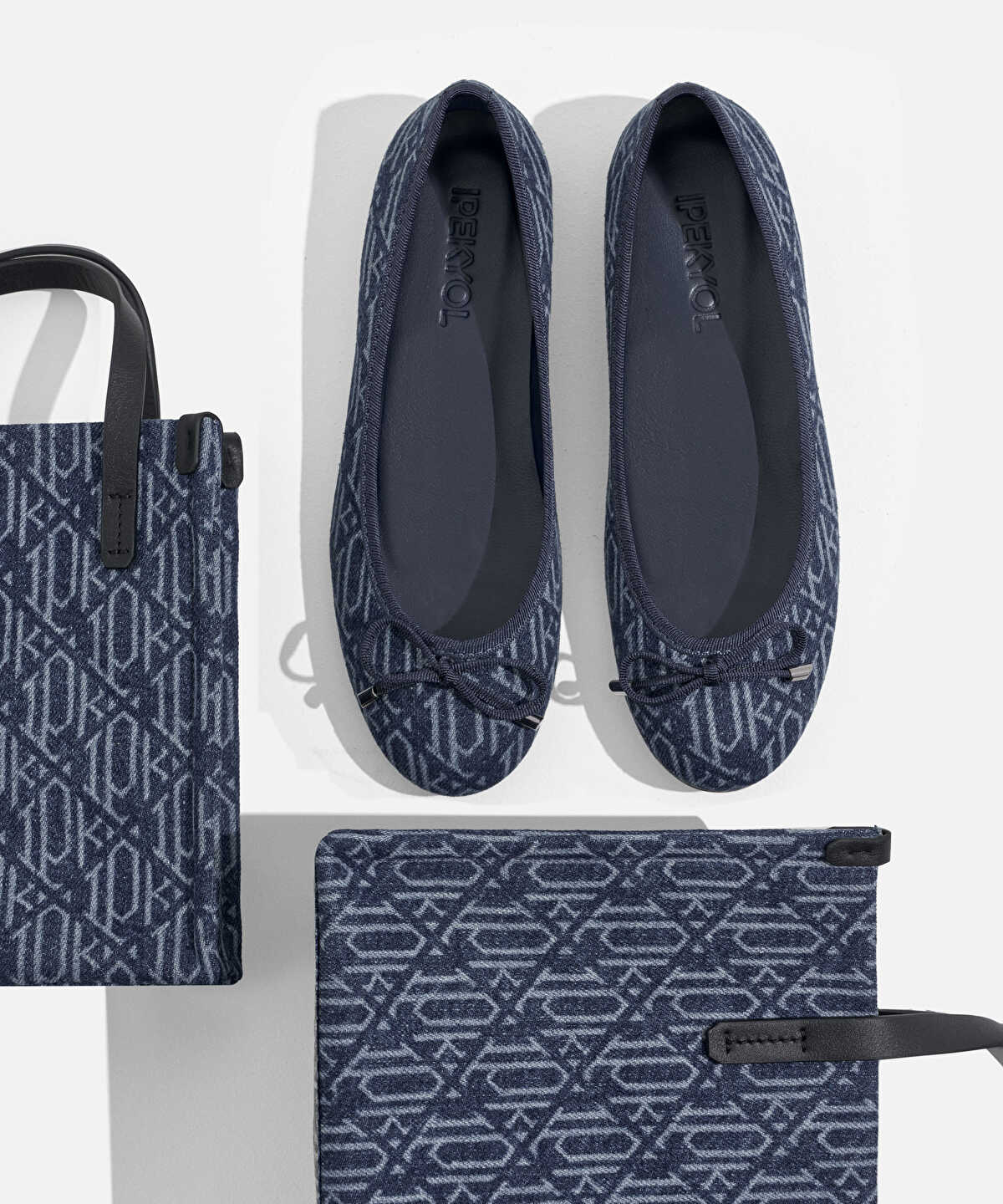 Monogram Denim Flats