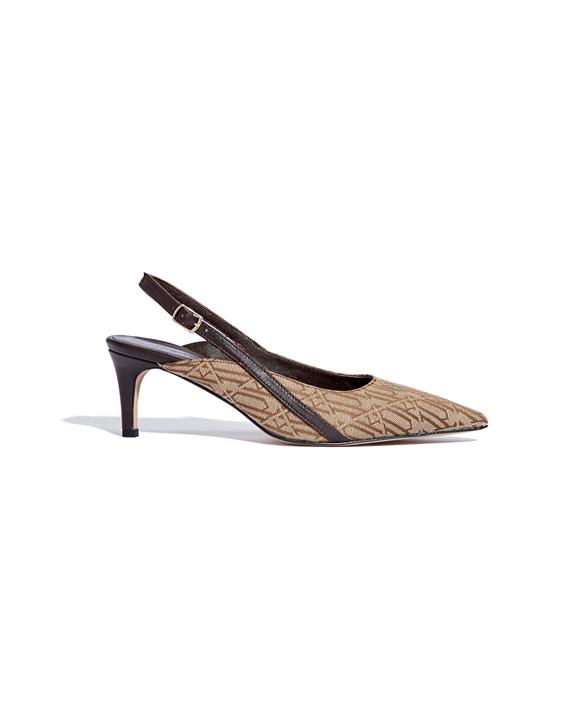 Zoomed Monogram Slingback Heels