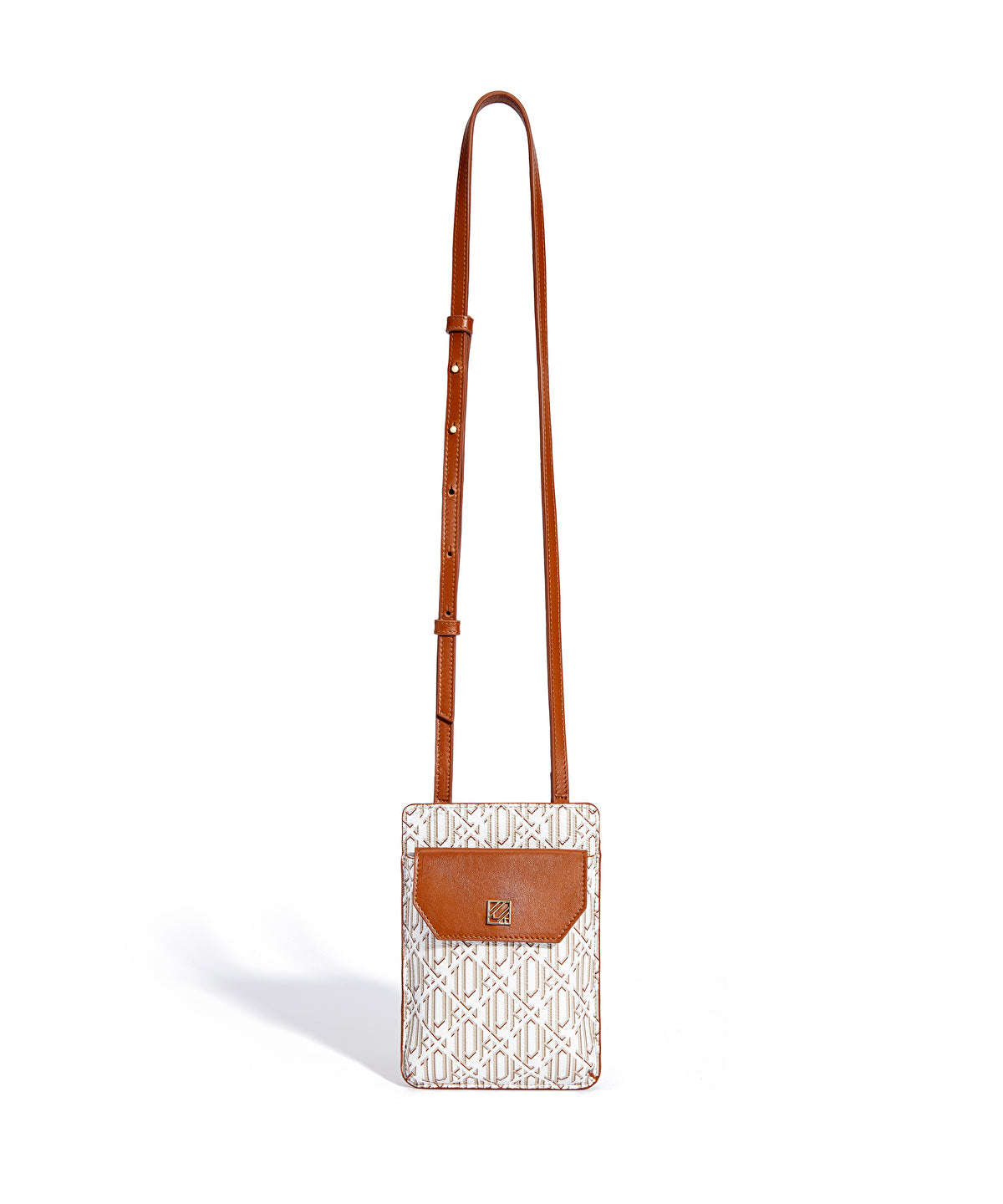 Monogram phone bag