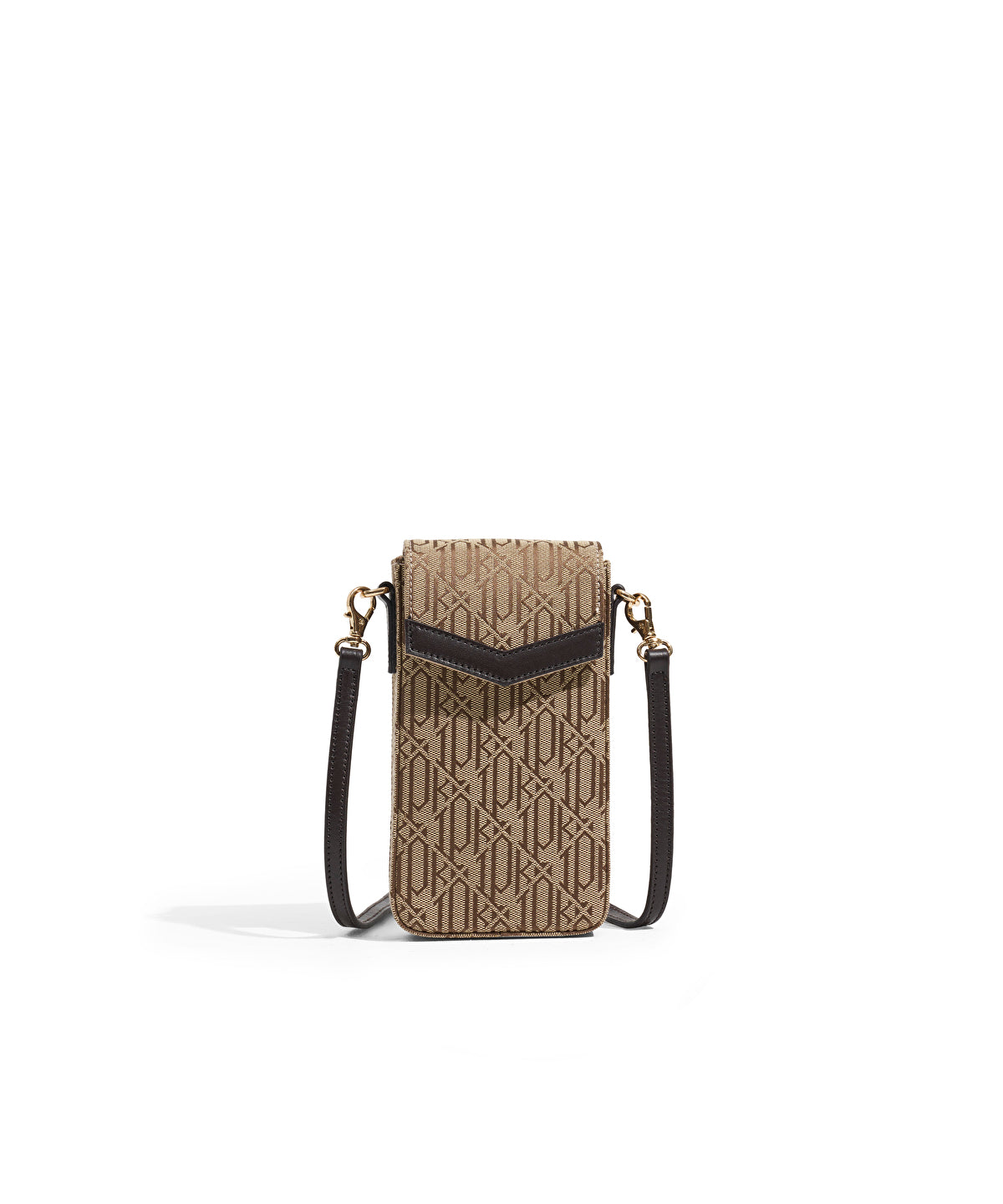 Monogram jacquard phone bag
