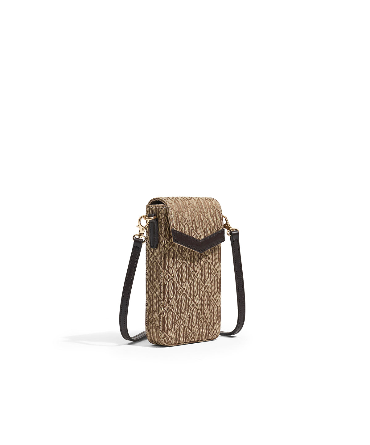 Monogram jacquard phone bag