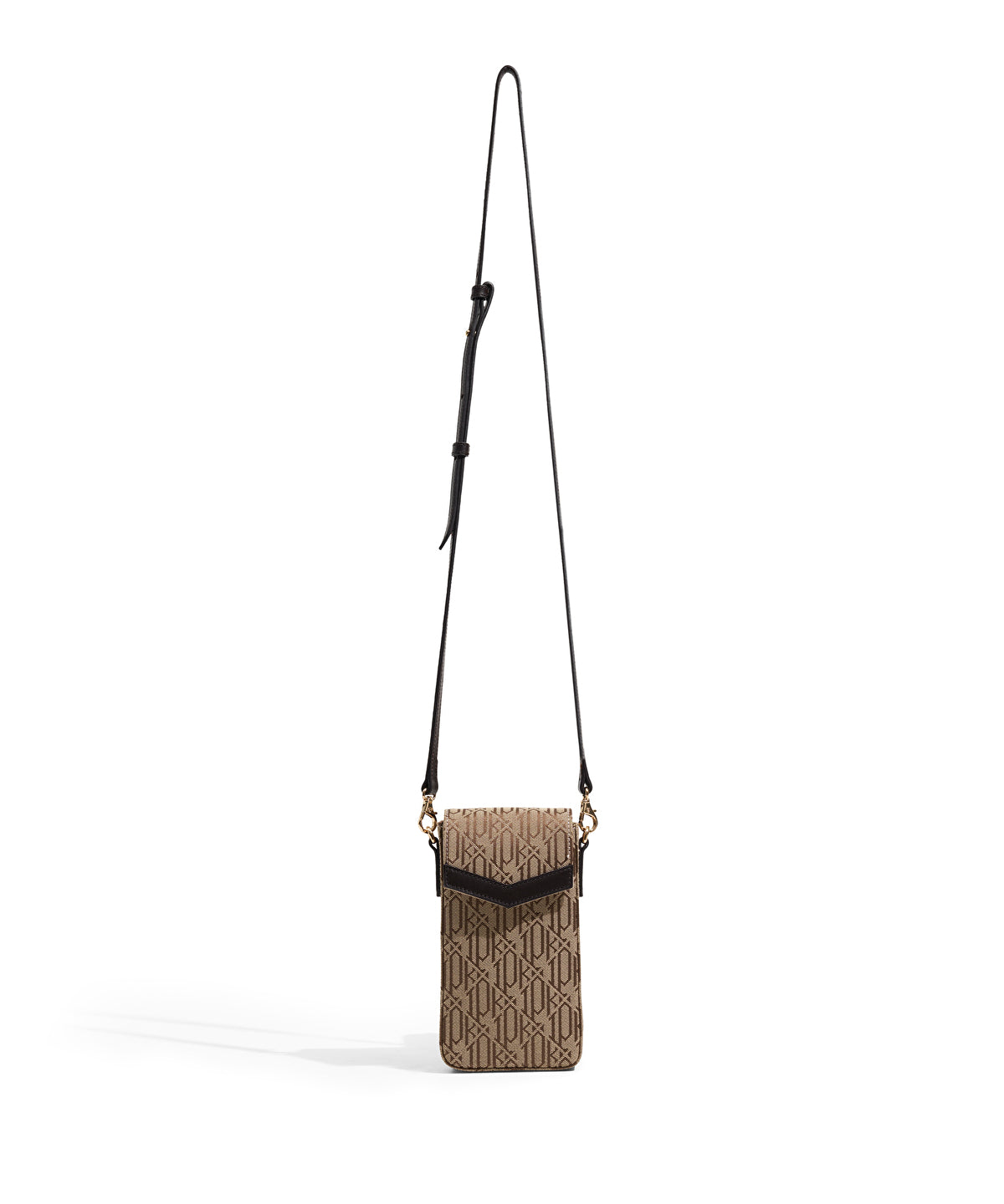 Monogram jacquard phone bag