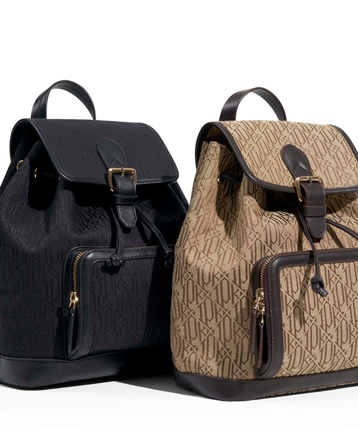 Monogram jacquard backpack