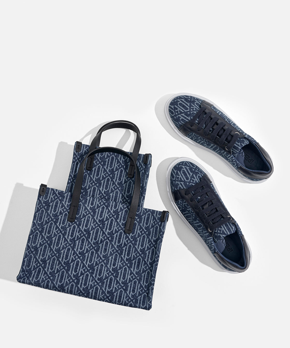 Zoomed Monogram Denim Sneakers