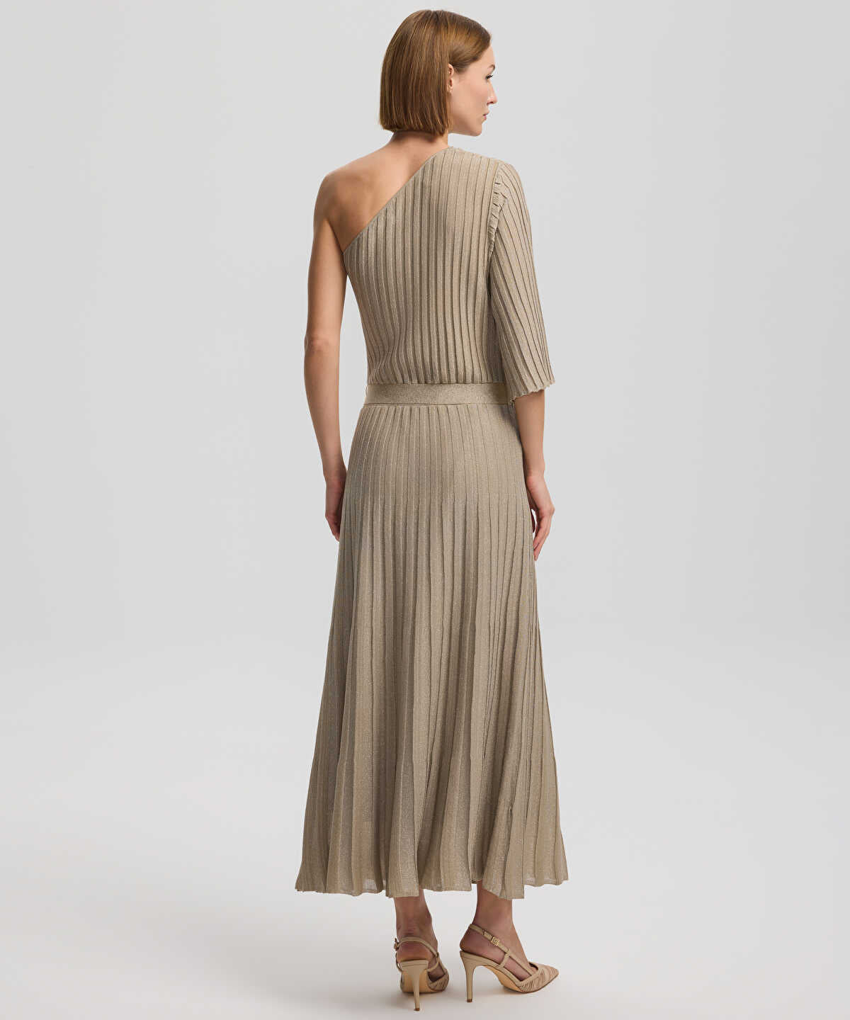 Asymmetric Knit Dress