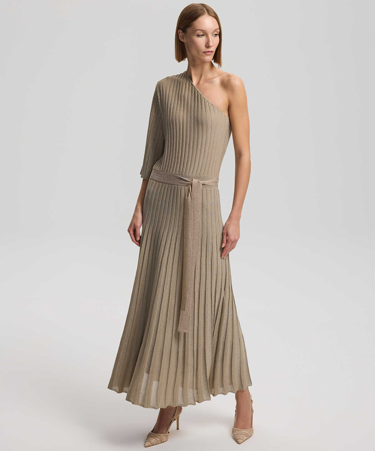 Asymmetric Knit Dress