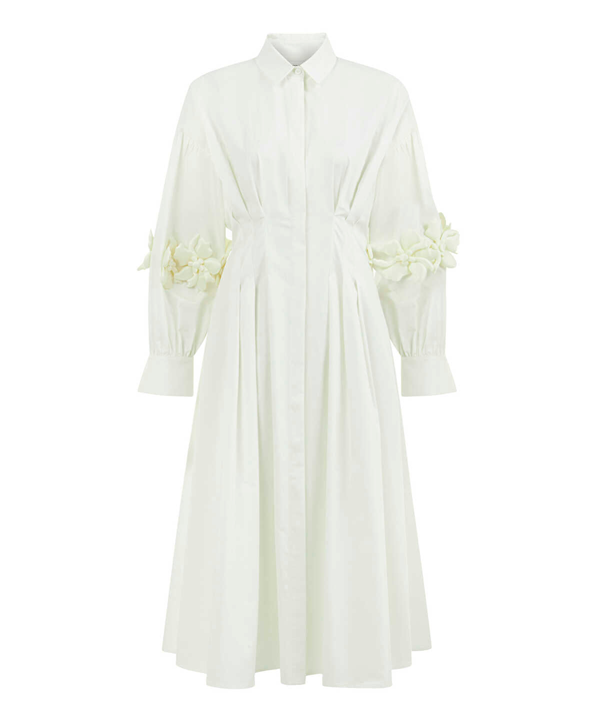 Midi Dress With Raised Flowers