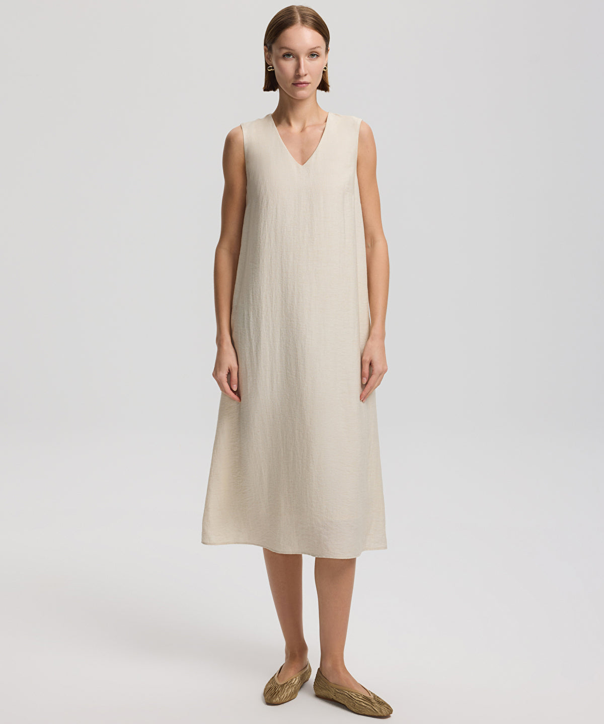 V-neck dress