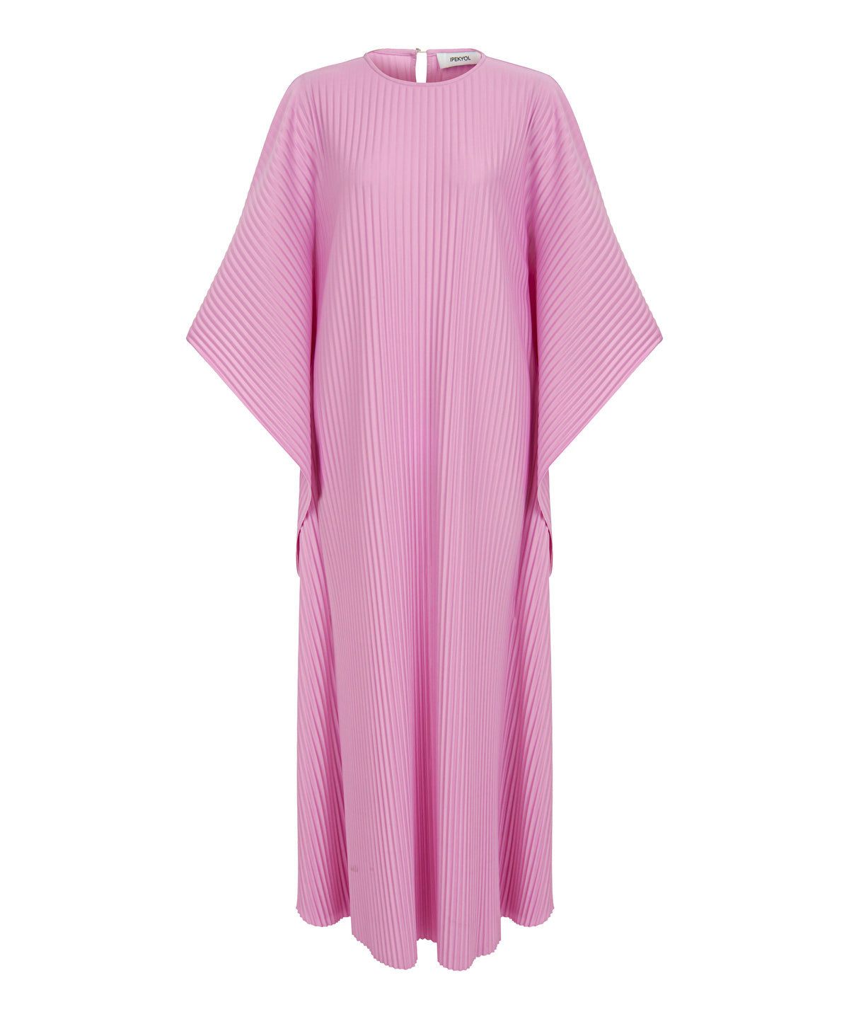 Pleated maxi dress