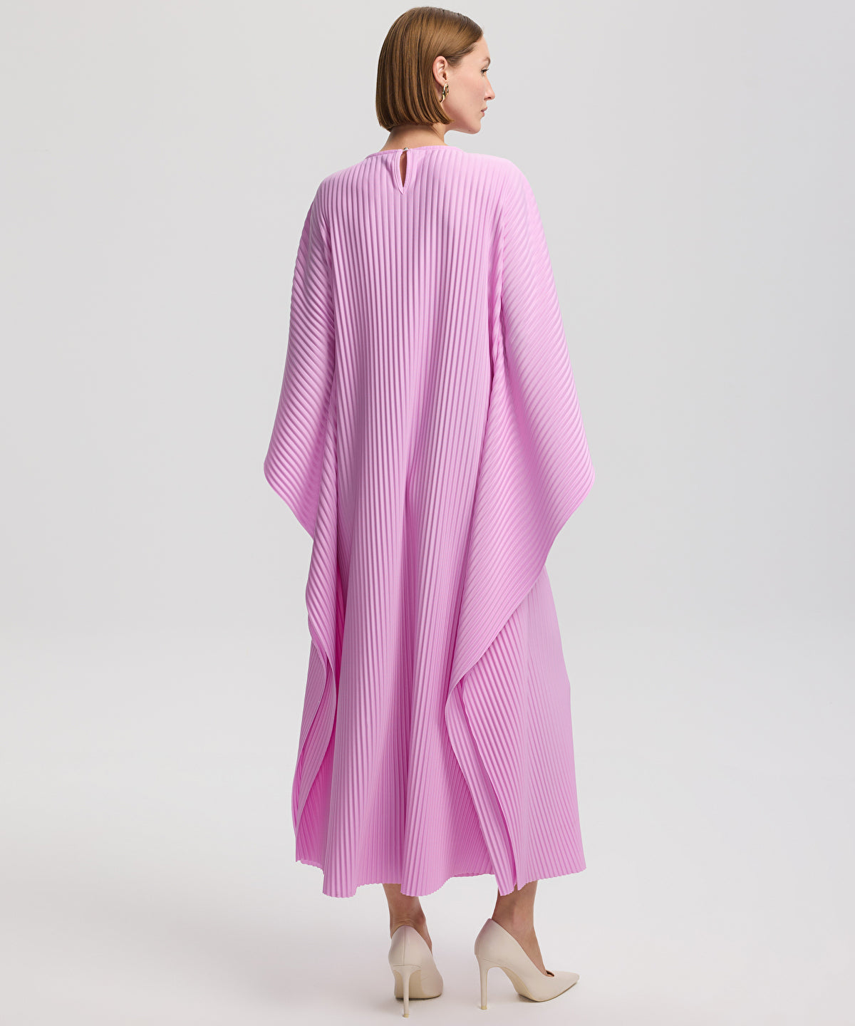 Pleated maxi dress