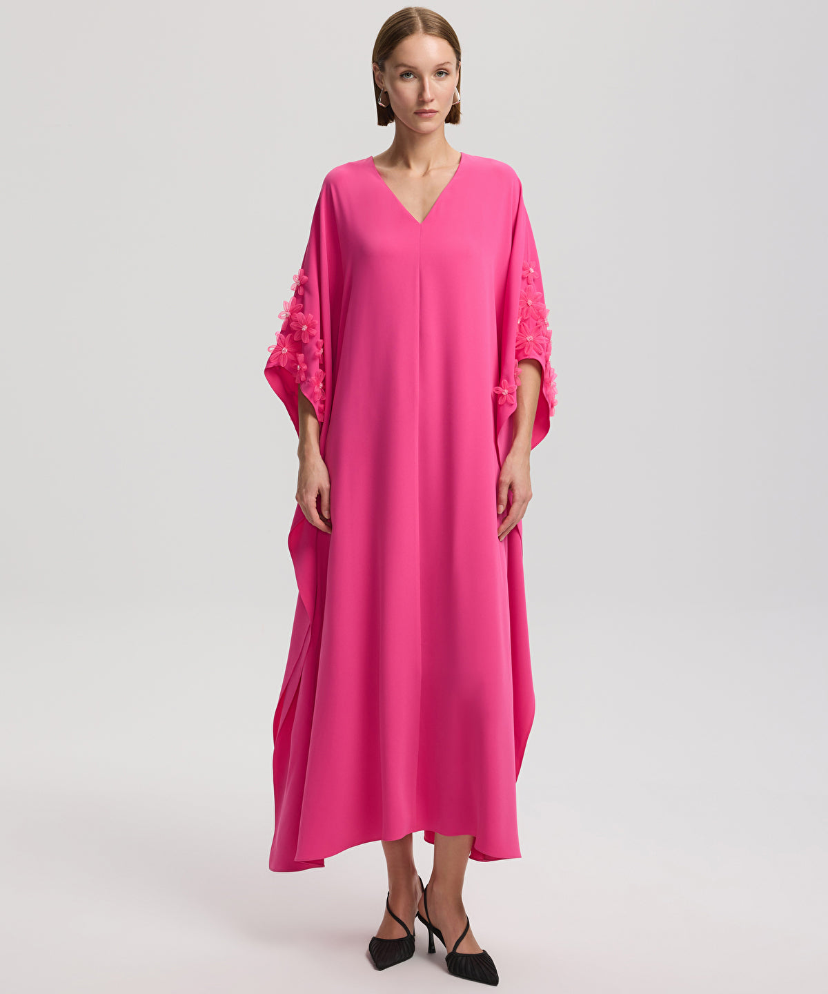Embroidered maxi dress