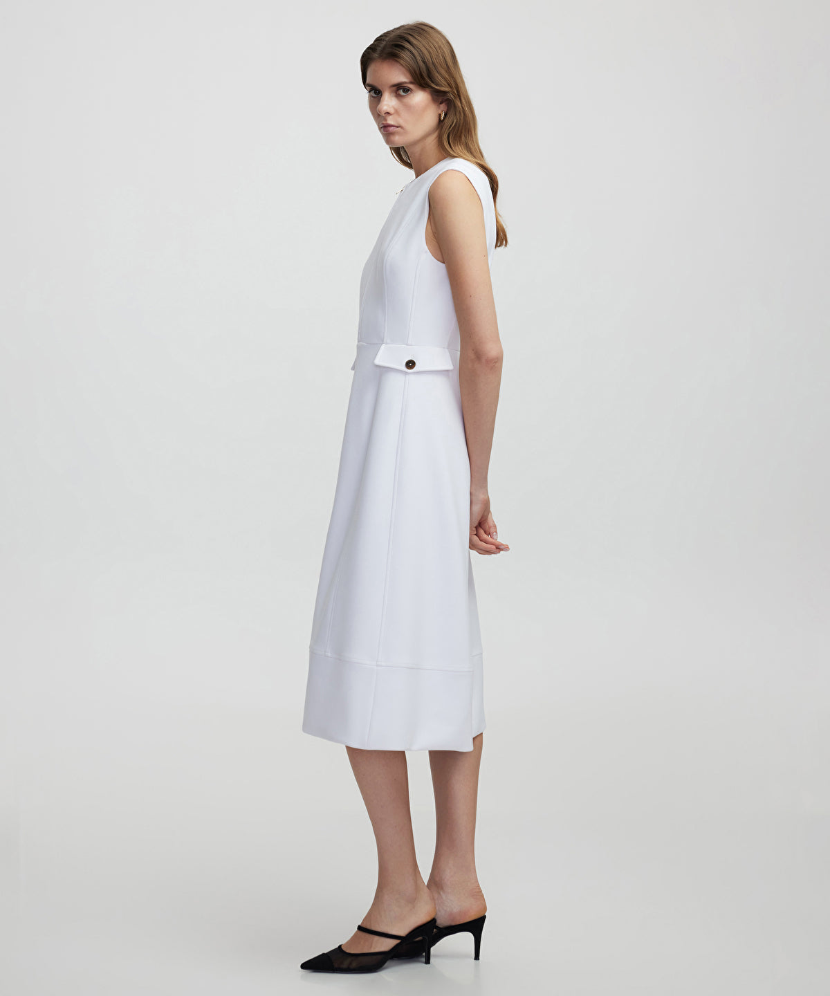Dress with zip