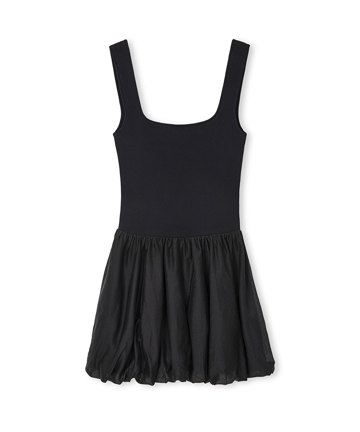 Balloon Hem Mini Dress