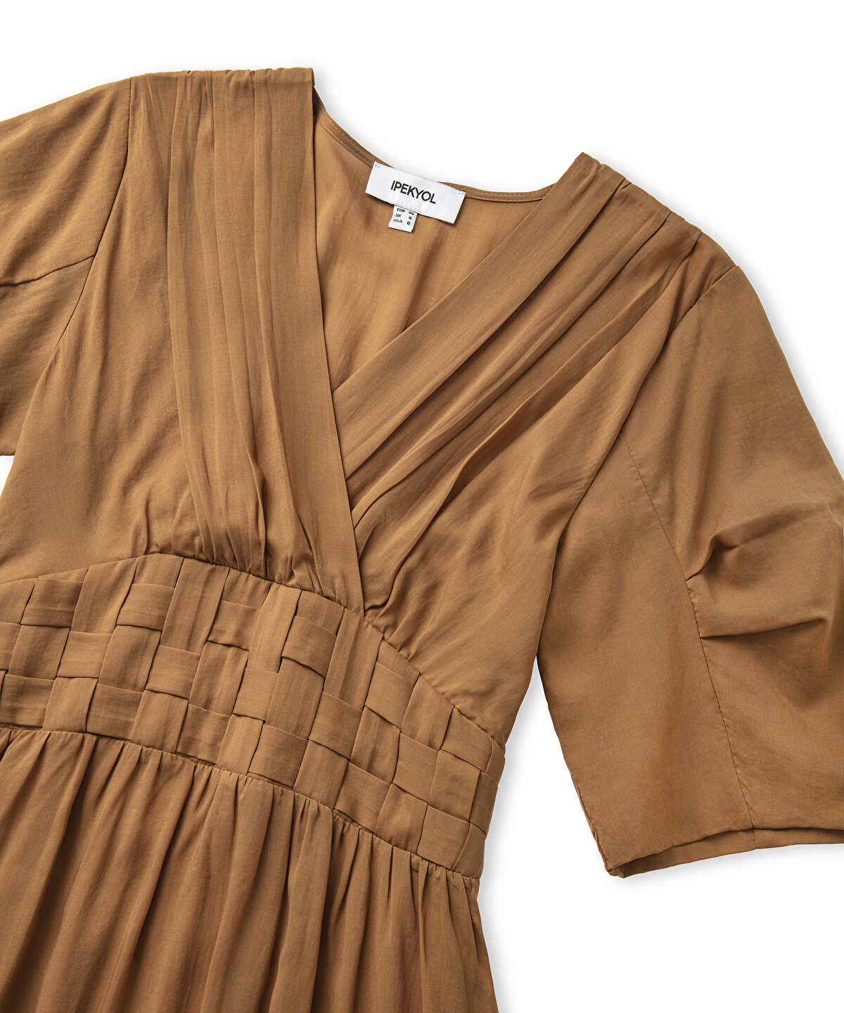 Draped Midi Dress