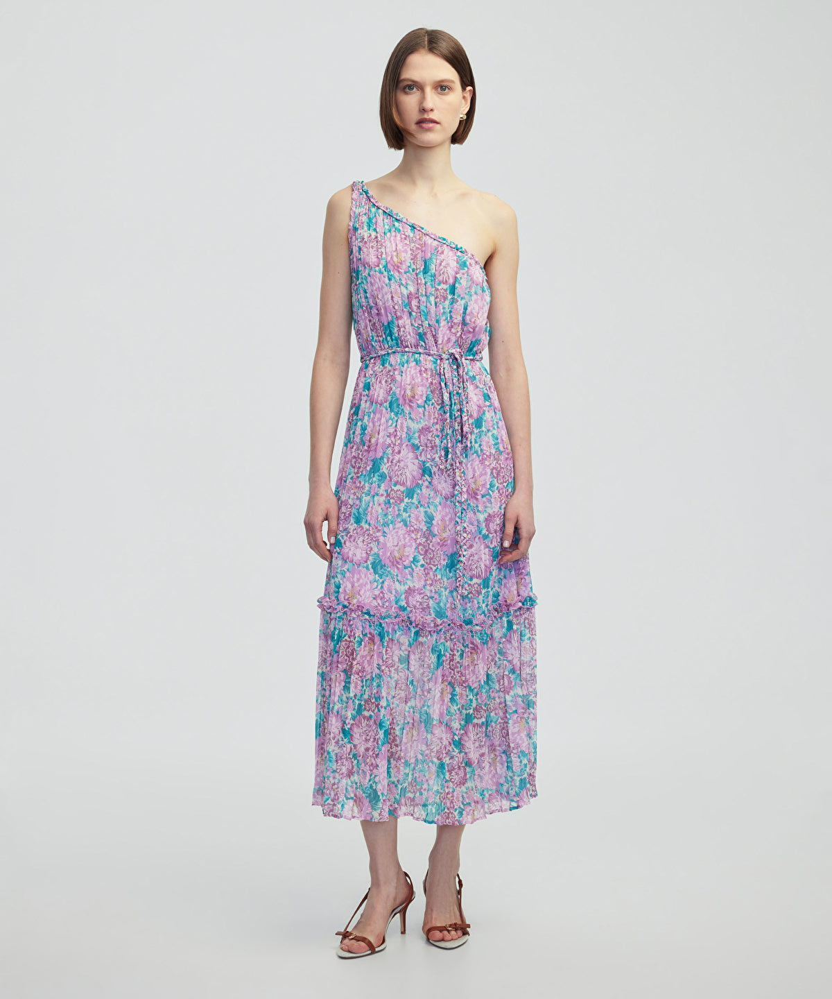 Asymmetric Chiffon Dress
