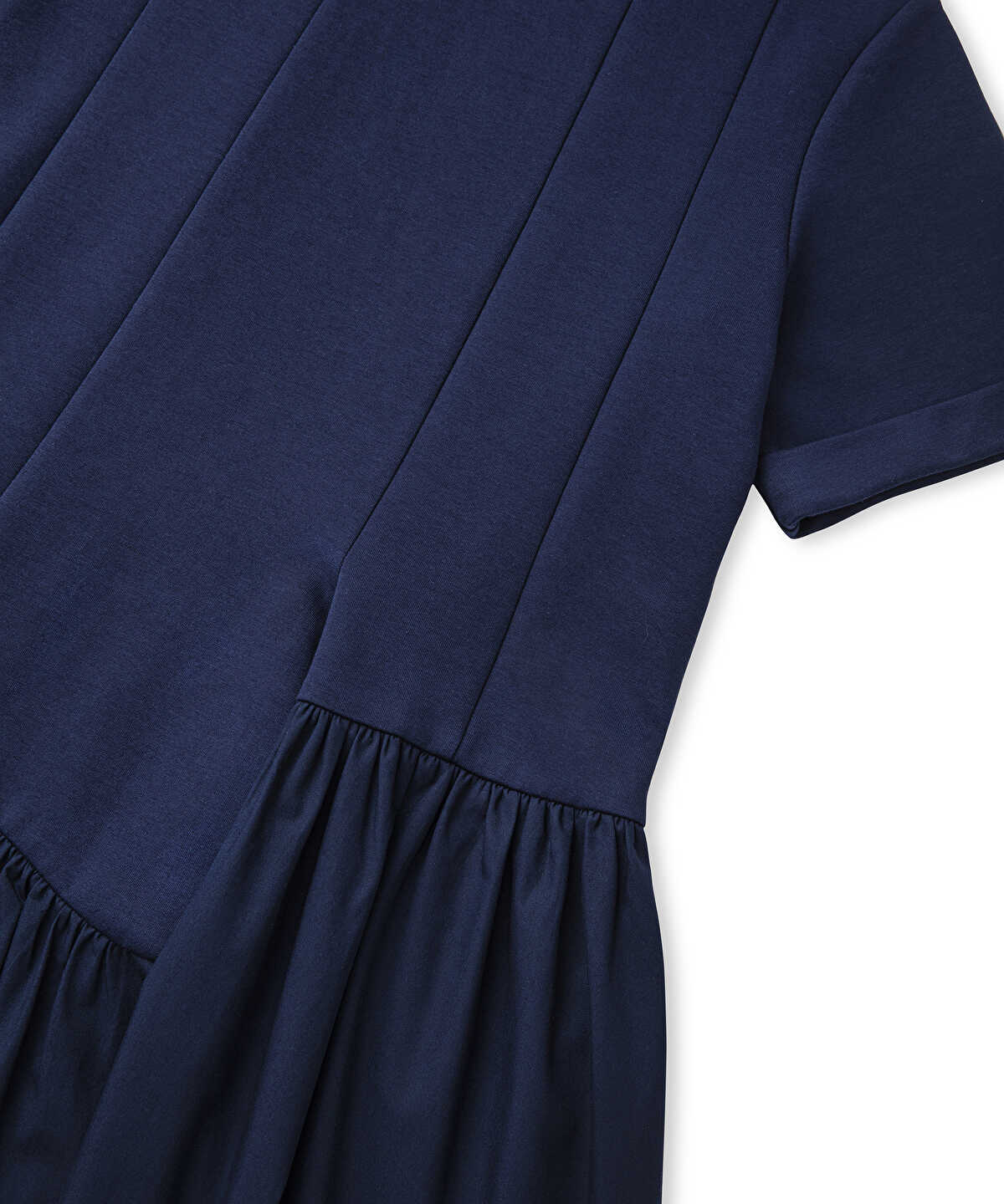 Asymmetric Gathered Dress