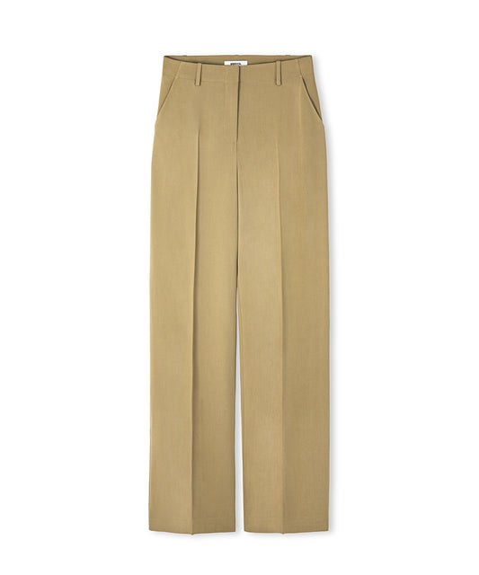 Wide-Leg Trousers With Belt