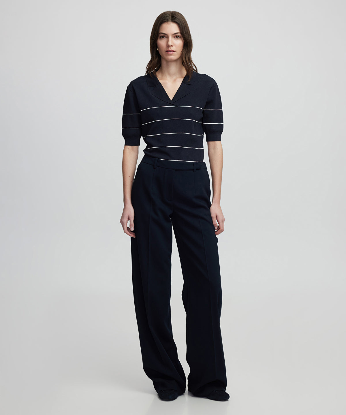 Straight Fit Trousers