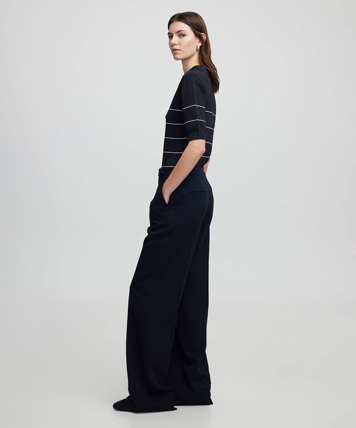 Zoomed Straight Fit Trousers