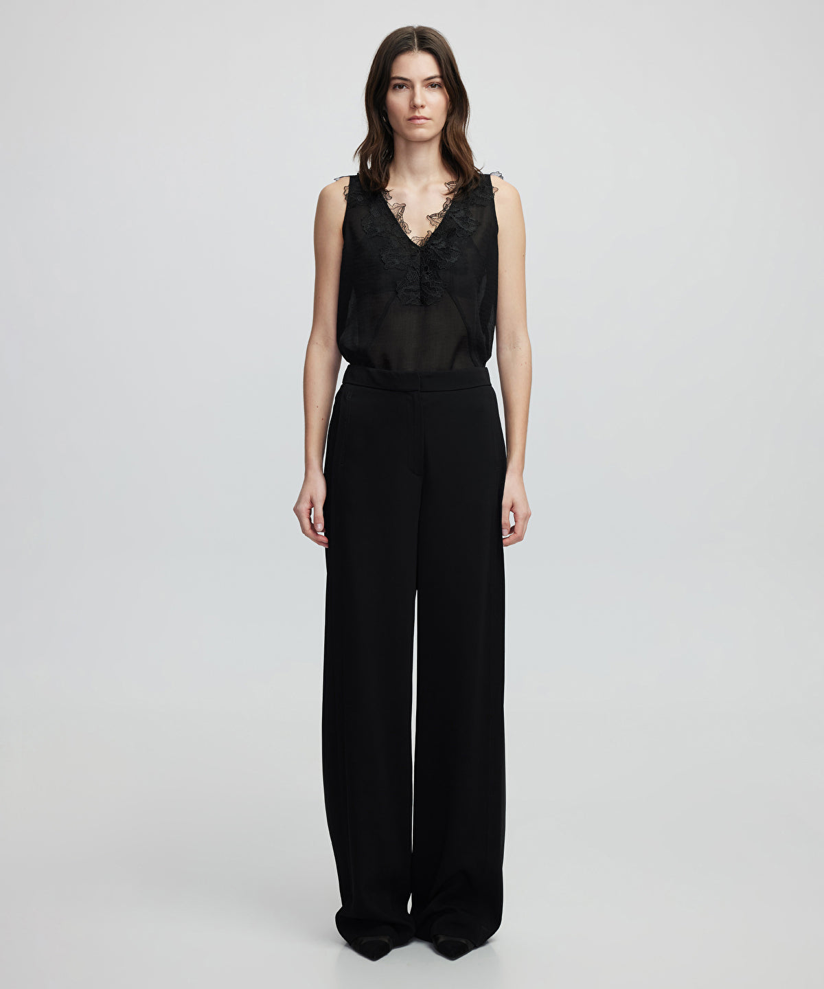 Wide-leg trousers