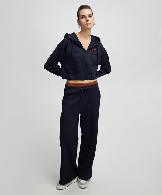 Contrast Waistband Trousers