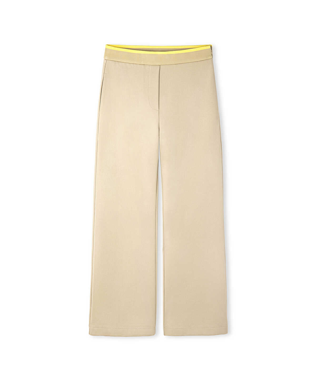 Contrast Waist Culotte Trousers