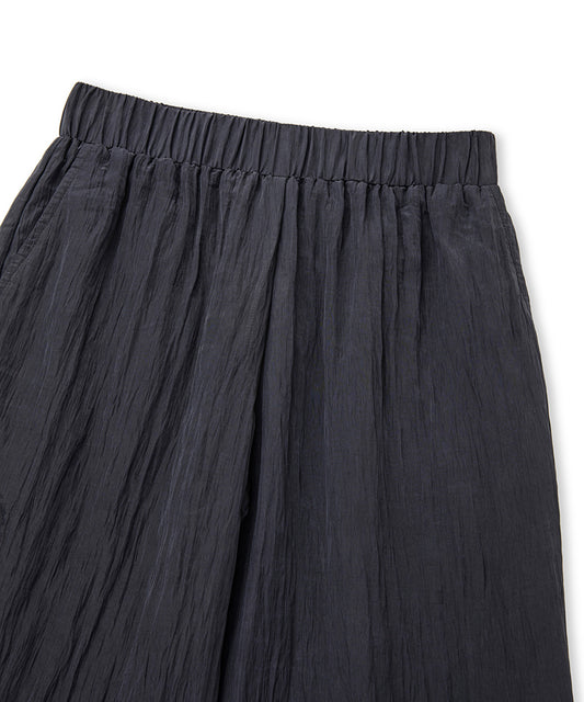 Textured Wide-Leg Trousers
