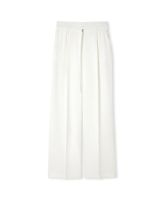Trousers With Minimal Buckle