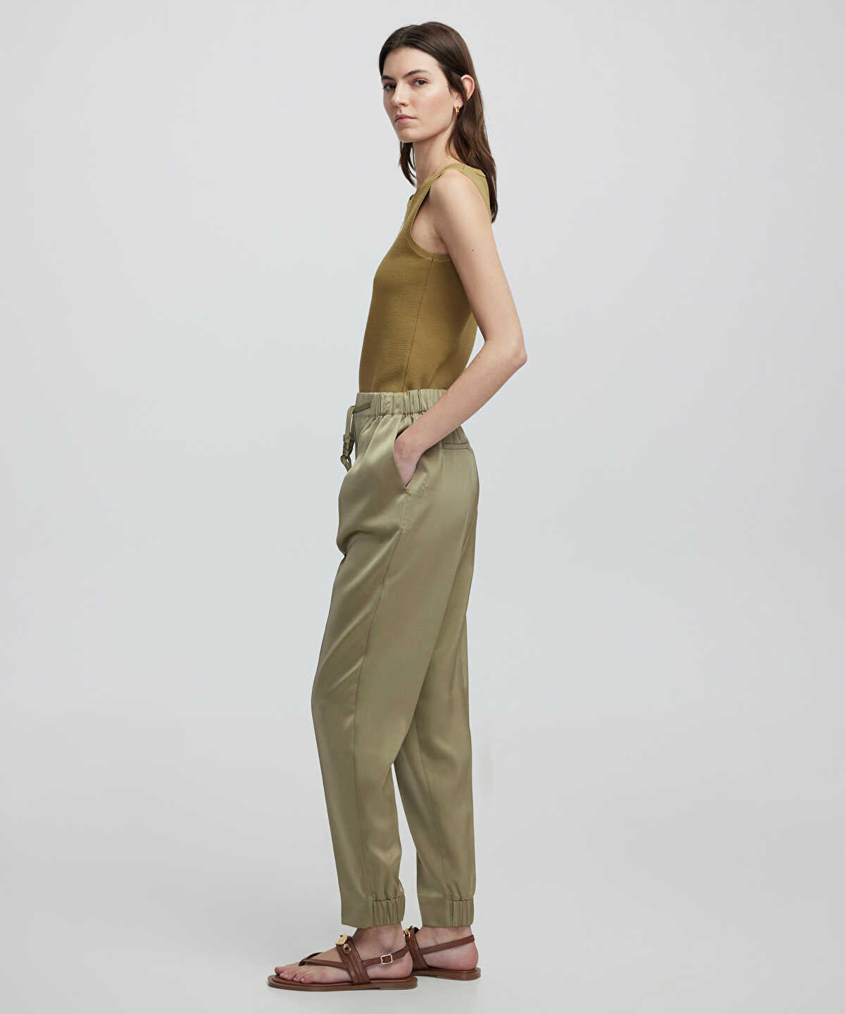 Shiny Jogger Trousers