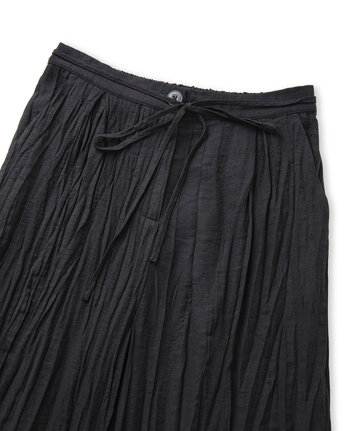 Zoomed Crinkle-Effect Trousers