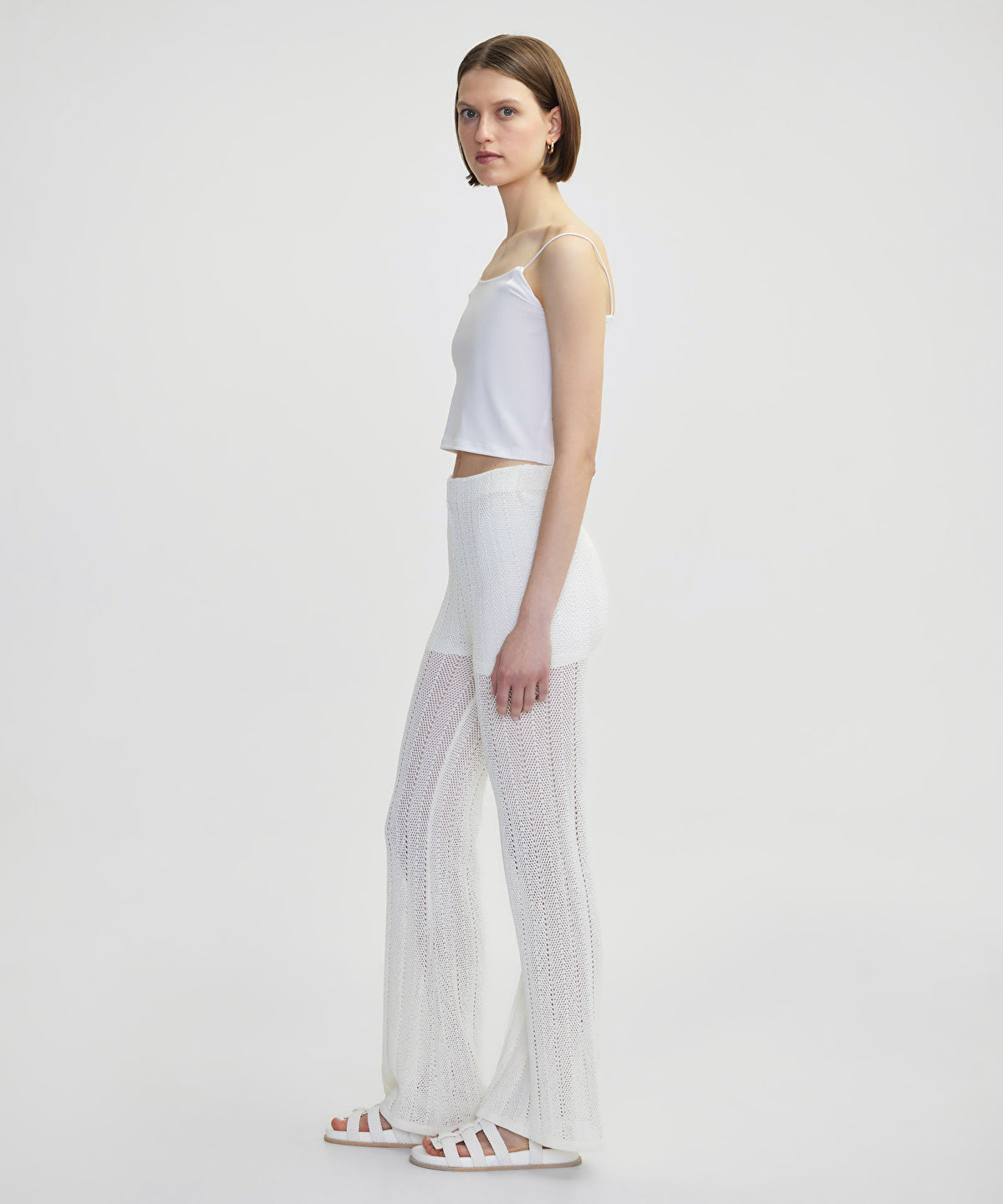 Openwork Knit Trousers