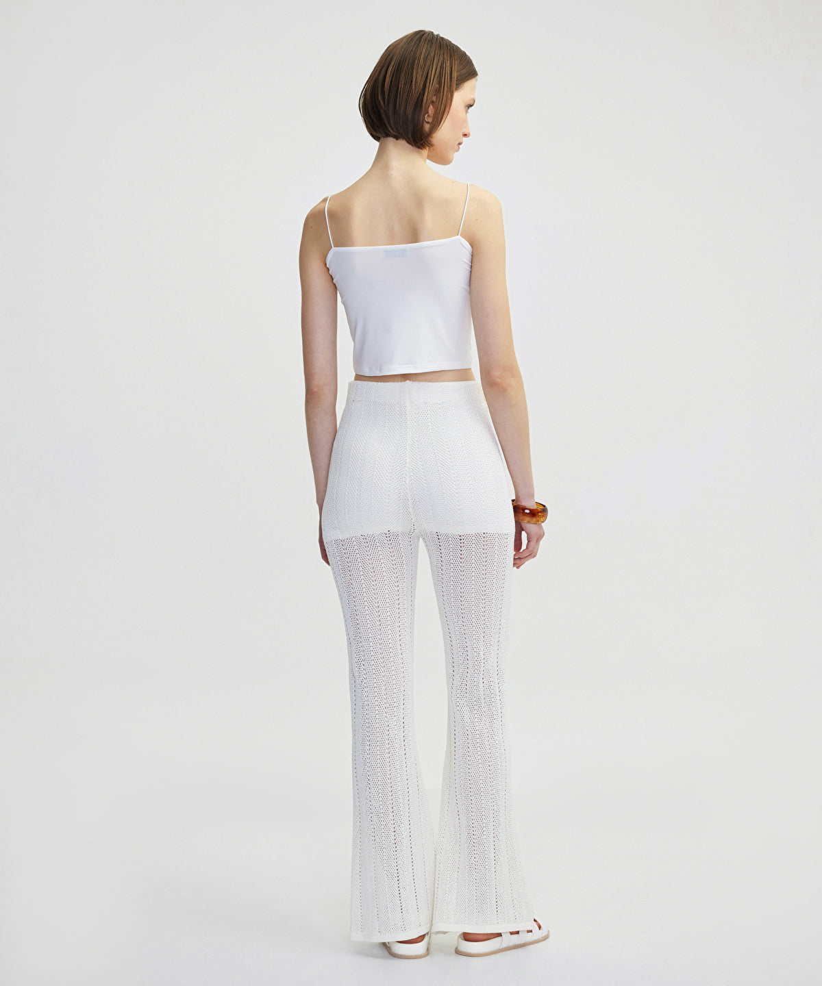Openwork Knit Trousers