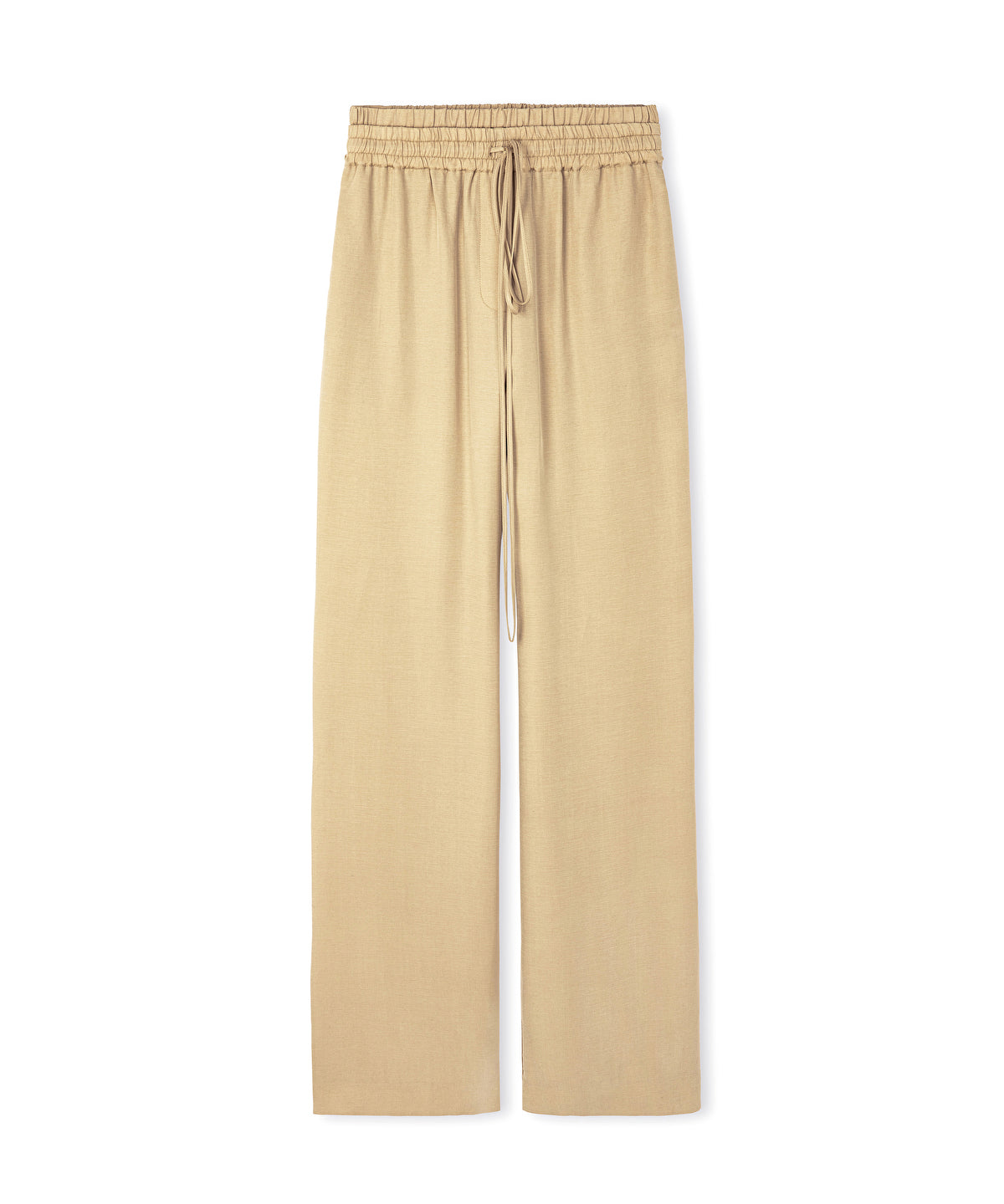 Zoomed Wide-Leg Trousers With Double Waistband