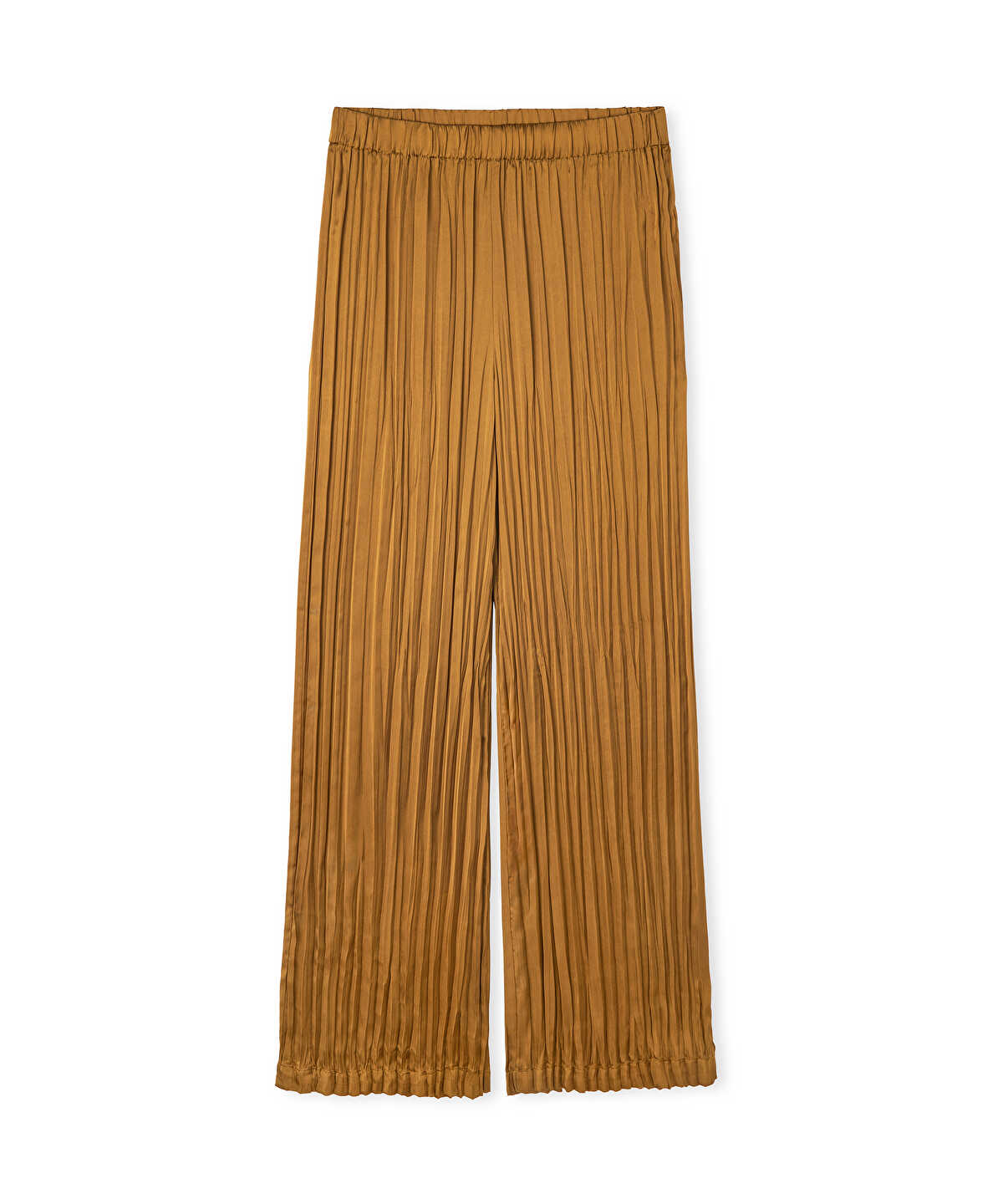 Crinkle-Effect Trousers