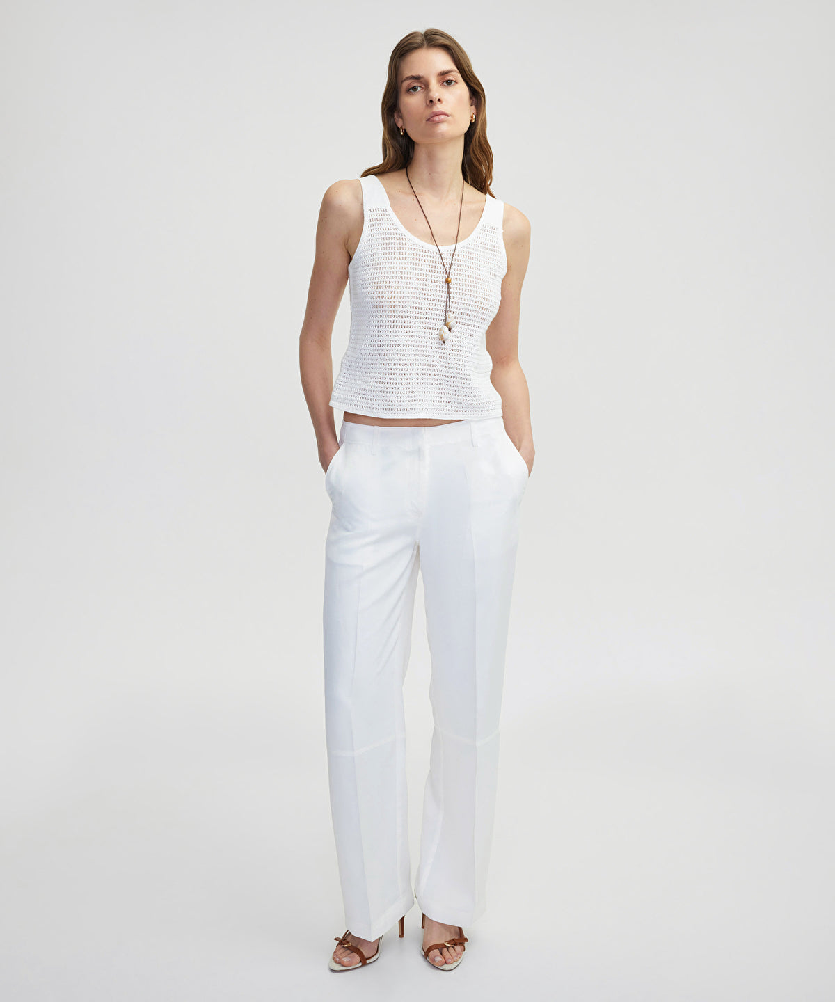 Straight-Leg Trousers