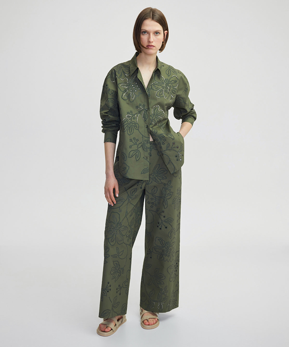 Broderie Anglaise Trousers