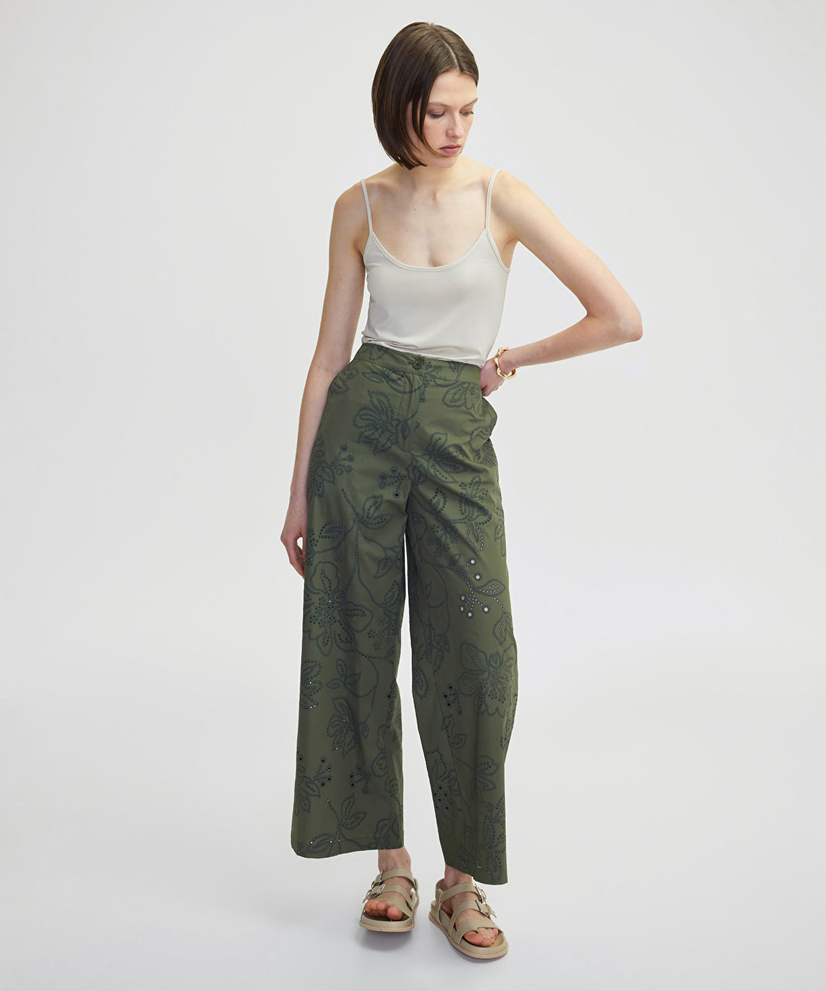 Broderie Anglaise Trousers