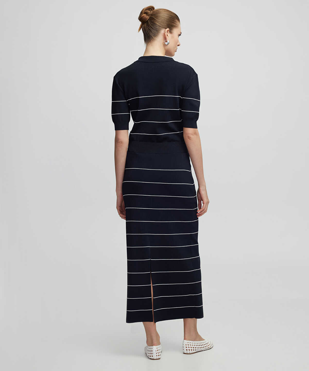 Striped Knit Skirt