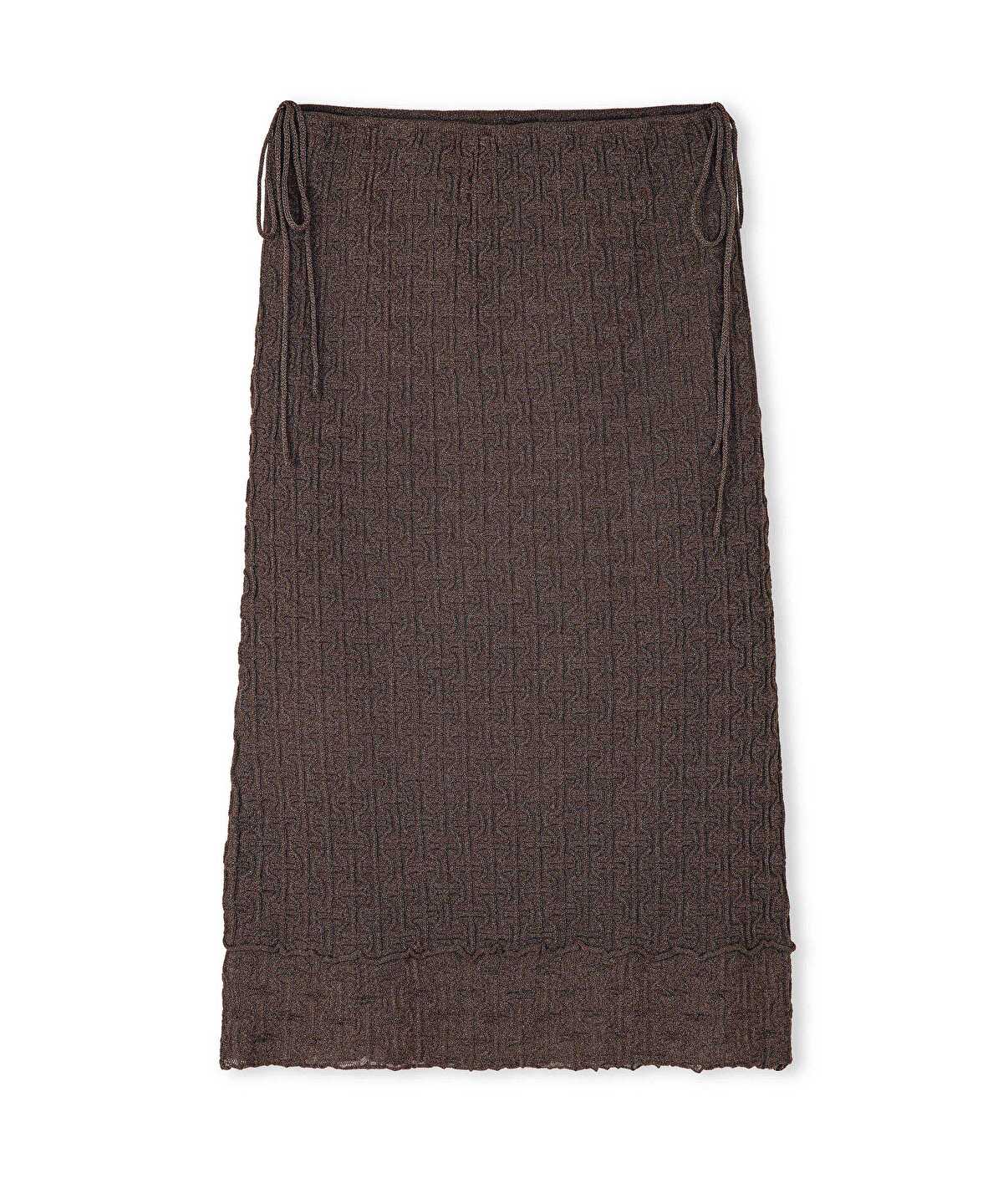 Knit Skirt With Lurex Thread