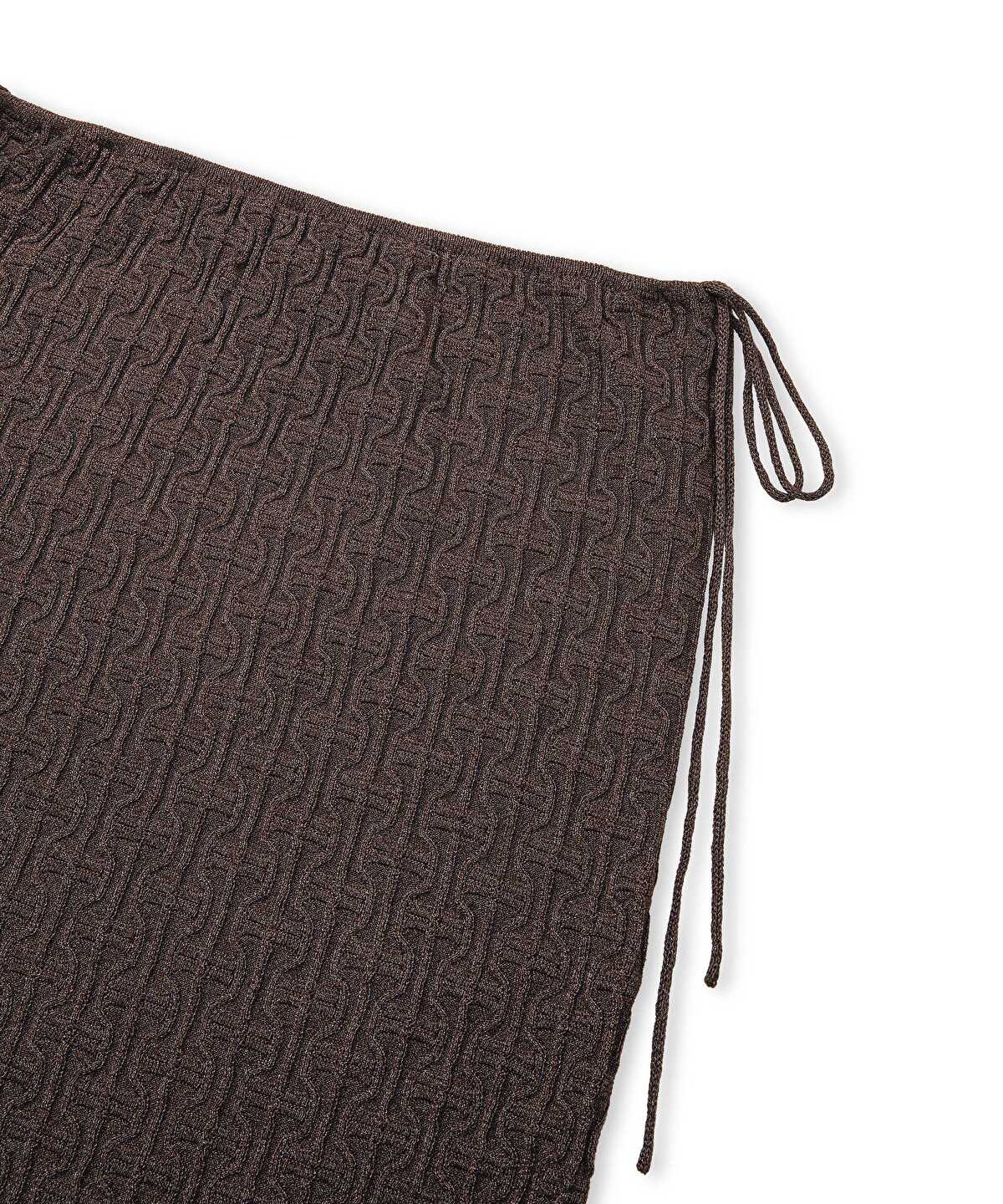 Knit Skirt With Lurex Thread