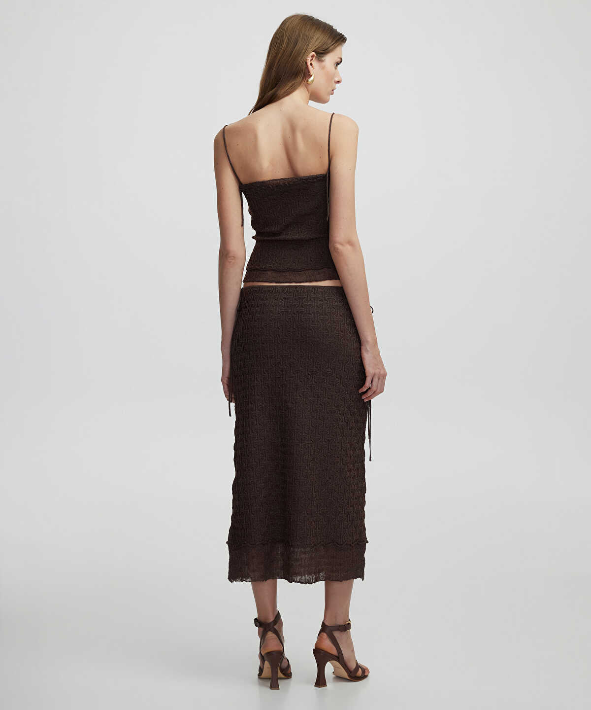 Knit Skirt With Lurex Thread