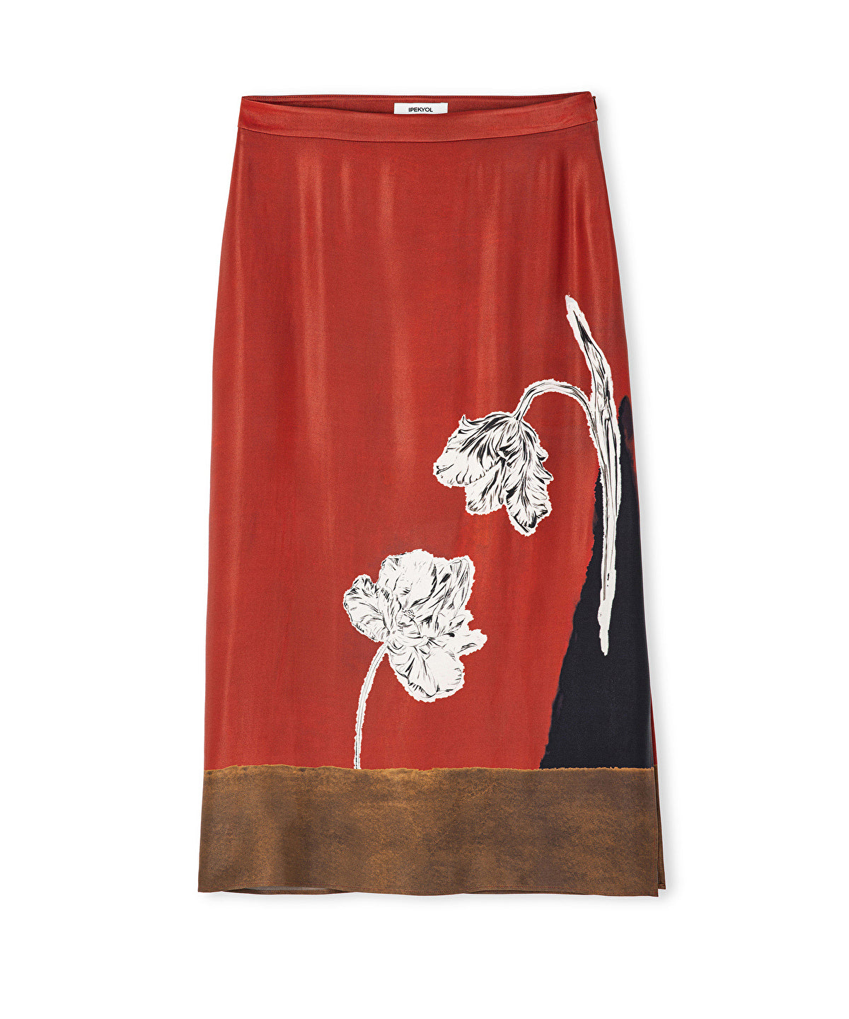 Flower print skirt