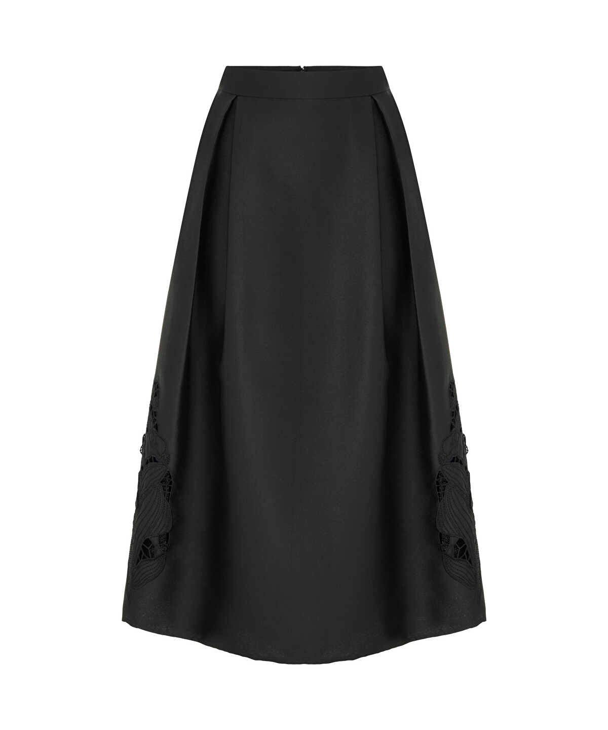 Embroidered A-Line Skirt