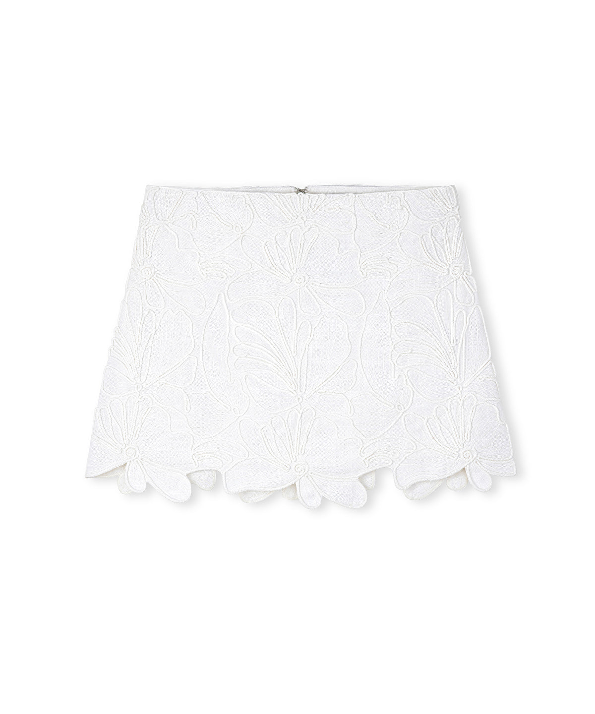 Embroidered Mini Skirt