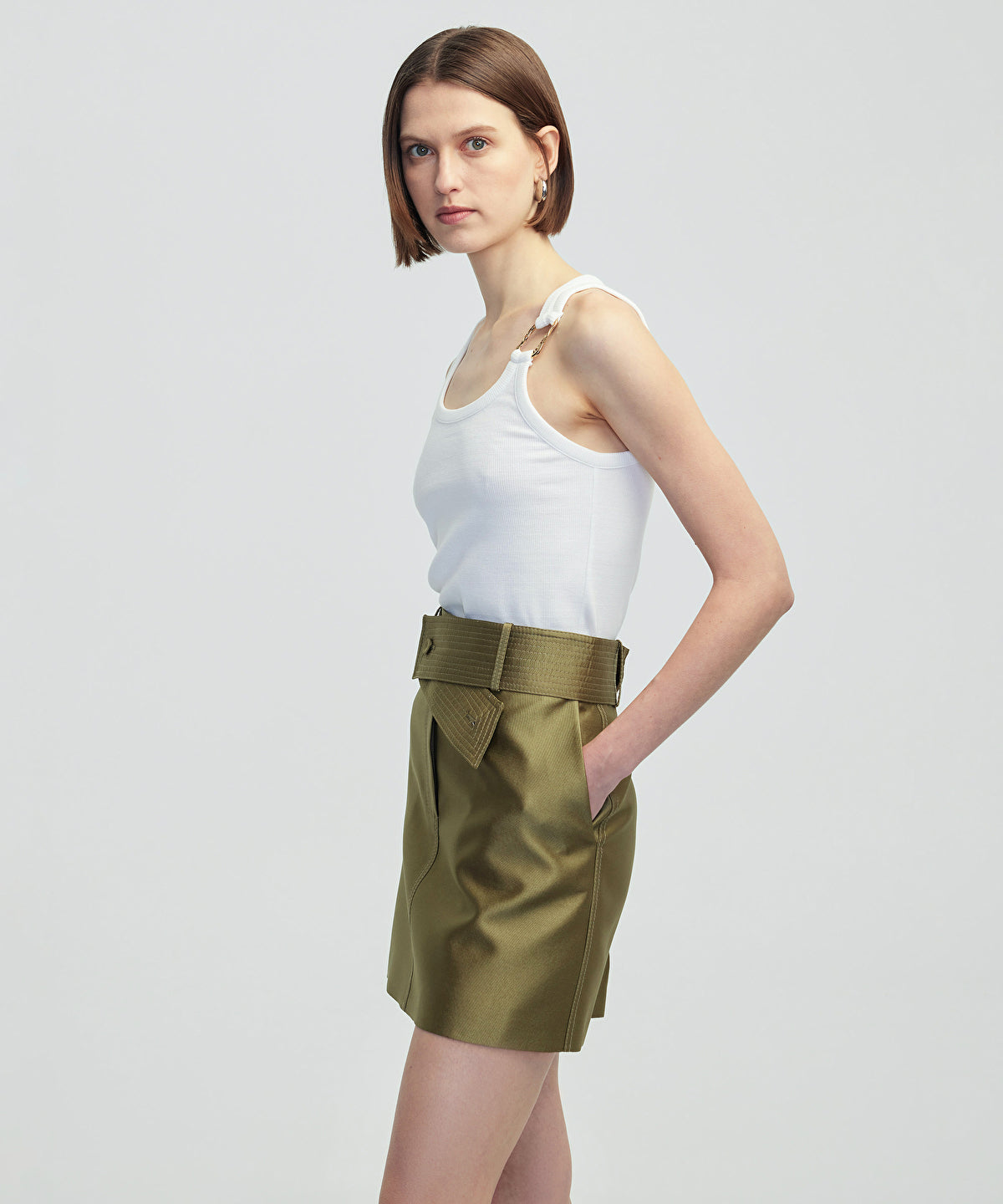 Asymmetric Mini Skirt