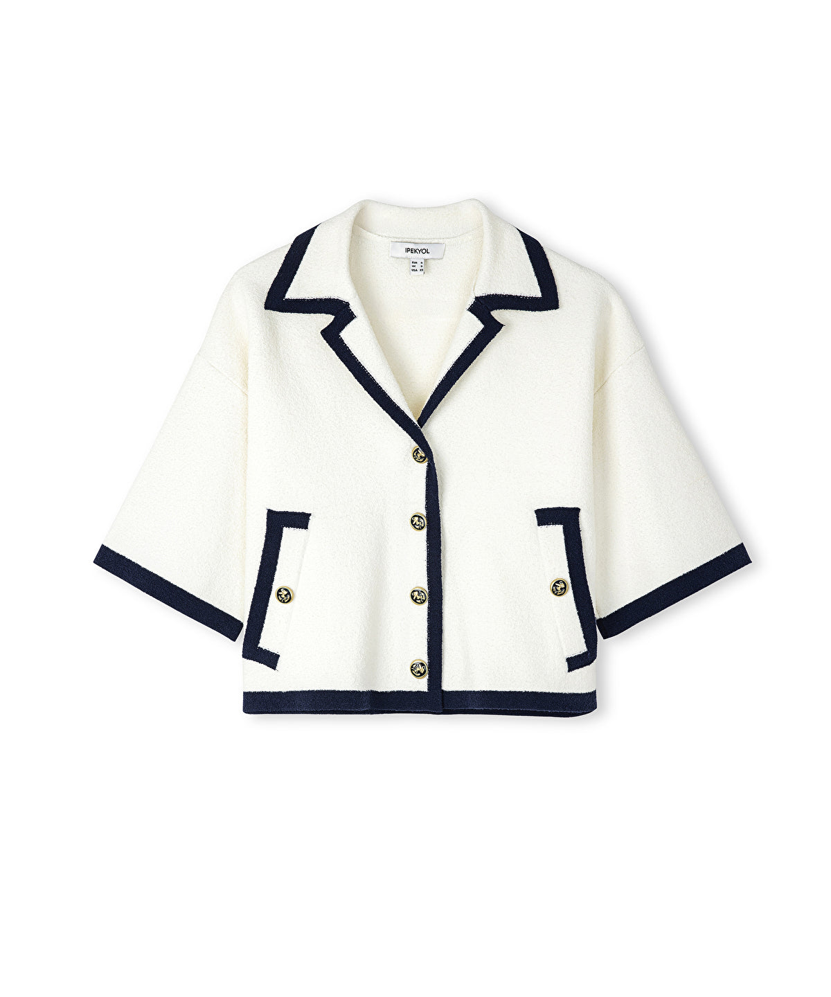 Zoomed Contrast piping jacket