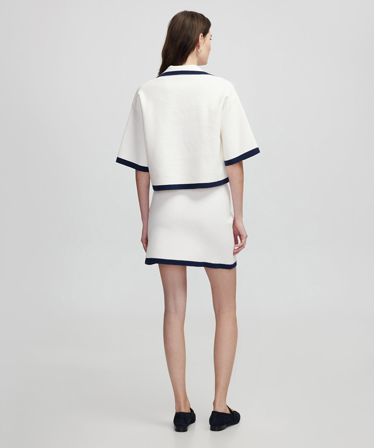 Zoomed Contrast piping jacket