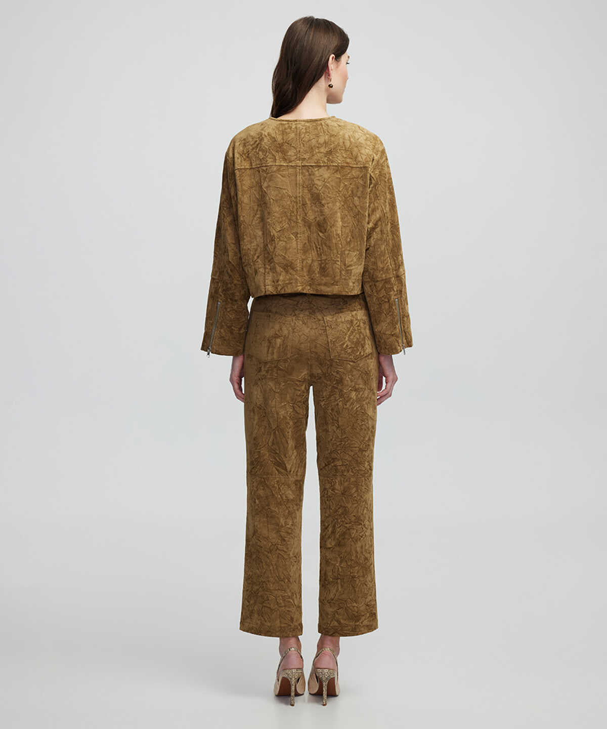 Faux Suede Jacket
