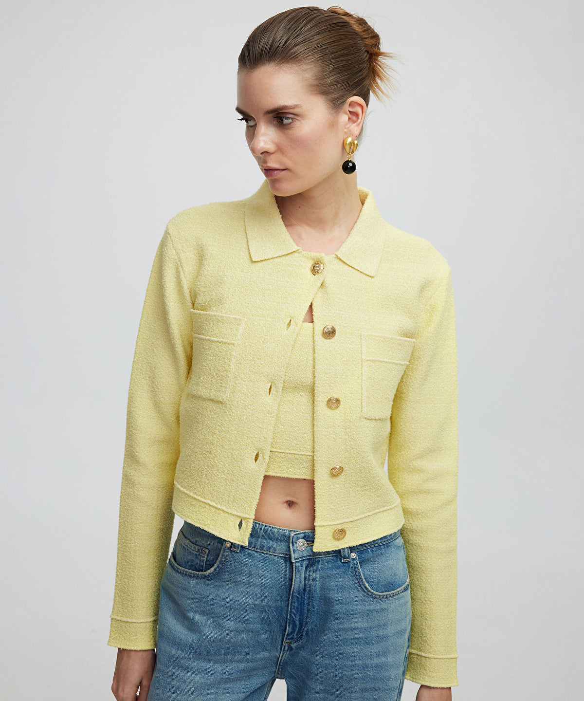 Knit cardigan
