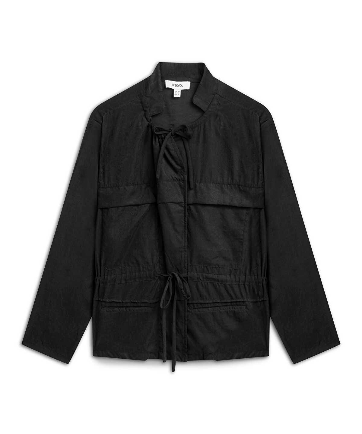 Adjustable Waist Unlined Jacket